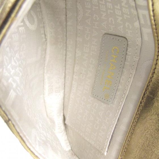 Lambskin Triple Chain Bag Gold