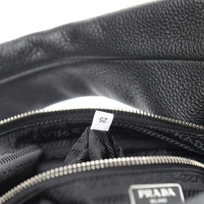 Prada Vitello Daino Hobo Black 7 of 9