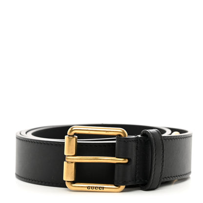 Gucci Calfskin Horsebit Belt Black 1 of 5