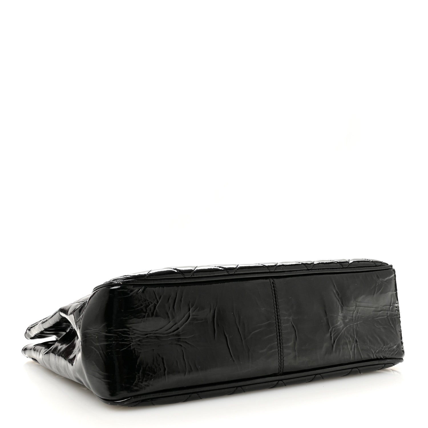 Chanel Patent Quilted Shopping Tote  Black 4 of 14