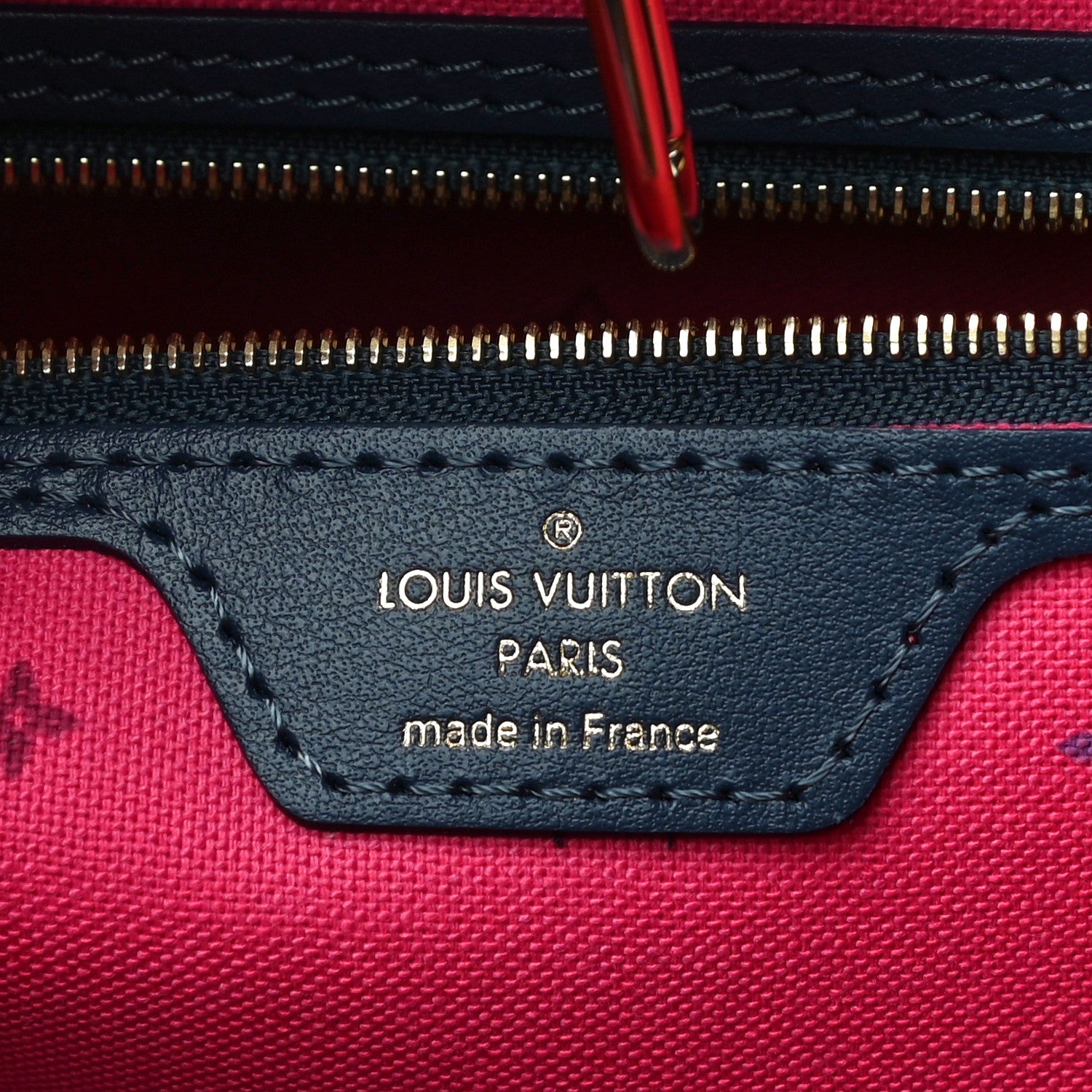 Louis Vuitton Monogram Giant Spring In The City Neverfull MM Midnight Fuchsia 6 of 9