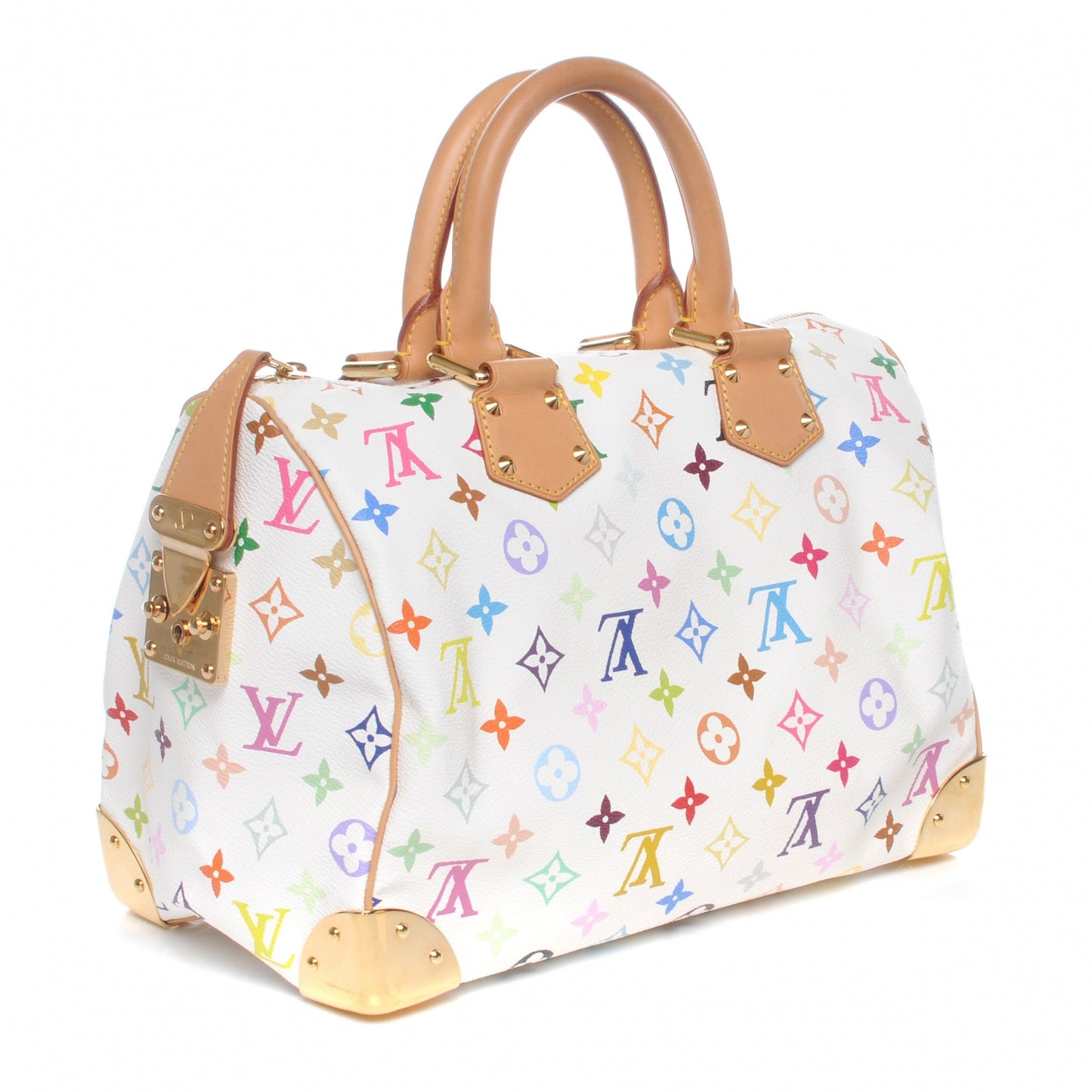 Monogram Multicolor Speedy 30 White