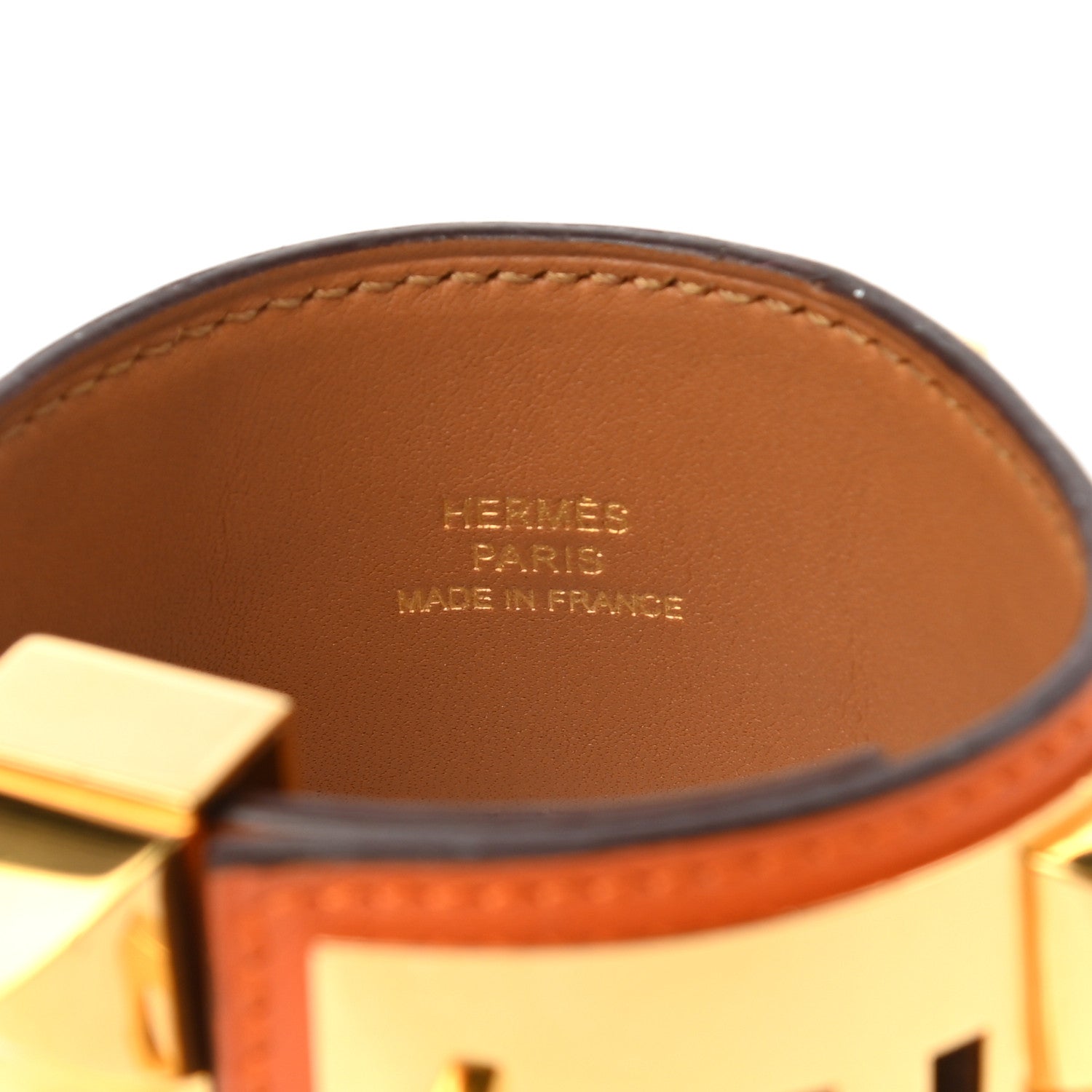 Hermes Swift Collier de Chien CDC Bracelet S Orange 4 of 6