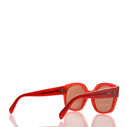 Celine Acetate Sunglasses CL40168I Red 4 of 7