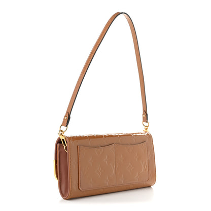 Louis Vuitton Vernis Rossmore MM Rose Velours 3 of 10