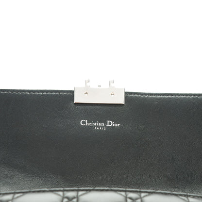 Christian Dior Lambskin Cannage Large Miss Dior Promenade Pouch Black 6 of 8