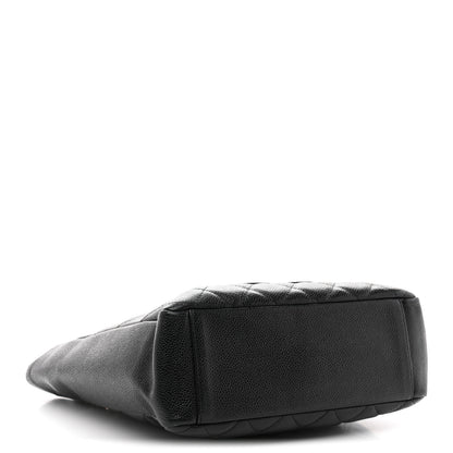 Chanel Caviar Quilted Petit Shopping Tote PST Black 4 of 14
