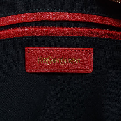 Saint Laurent Sheepskin Large Cabas ChYc Red 6 of 8