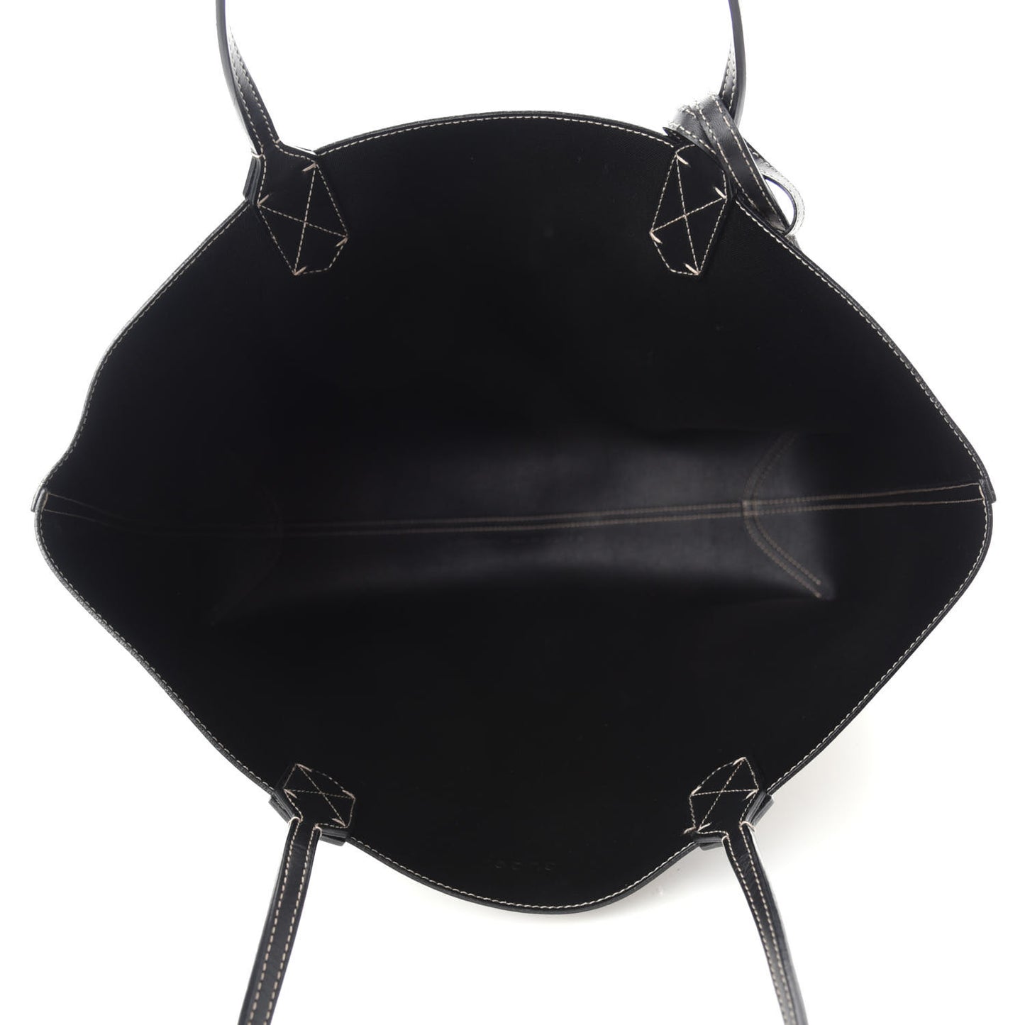 Calfskin GG Supreme Monogram Medium Reversible Tote Black