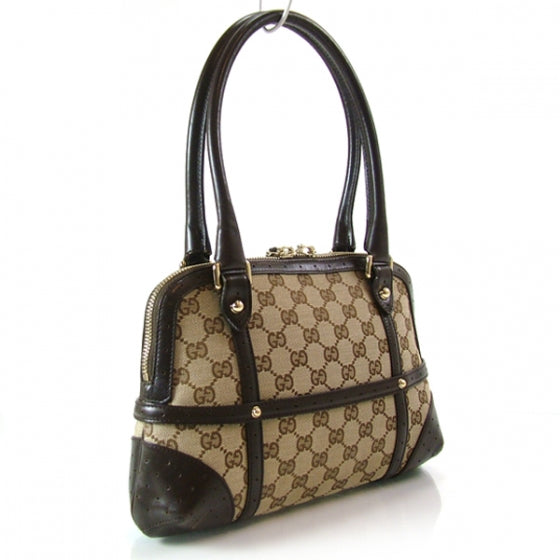 Gucci Monogram Signature Reins Tote 3 of 11