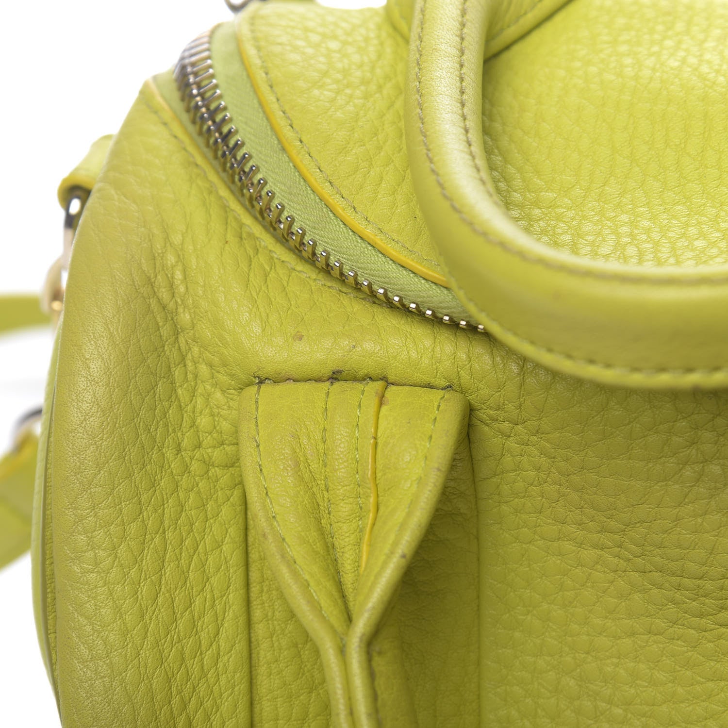 Alexander Wang Pebbled Lambskin Rockie Acid Pale Gold Hardware 8 of 22