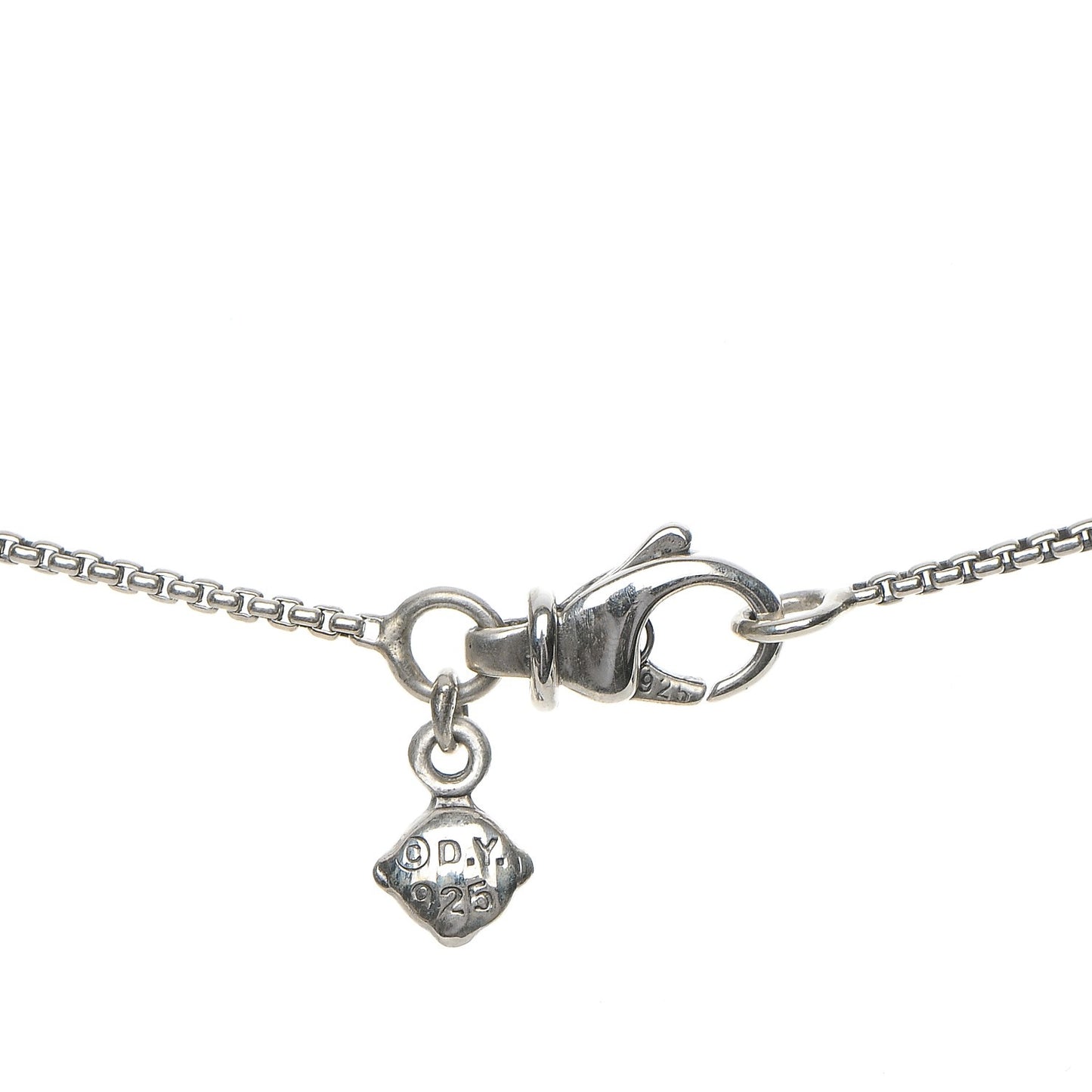Sterling Silver Diamond Open Heart Cable Necklace