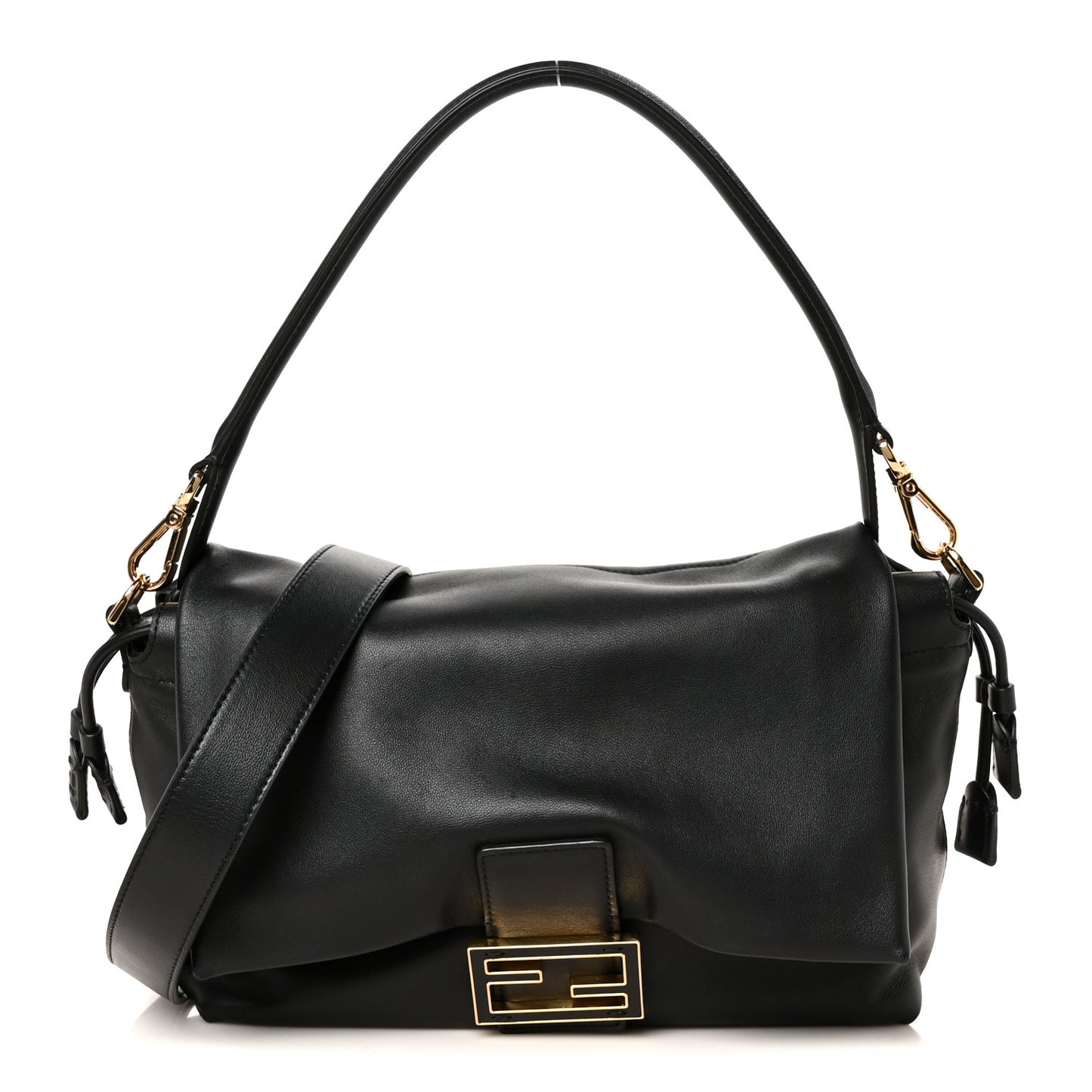 Nappa Medium Mamma Baguette Black