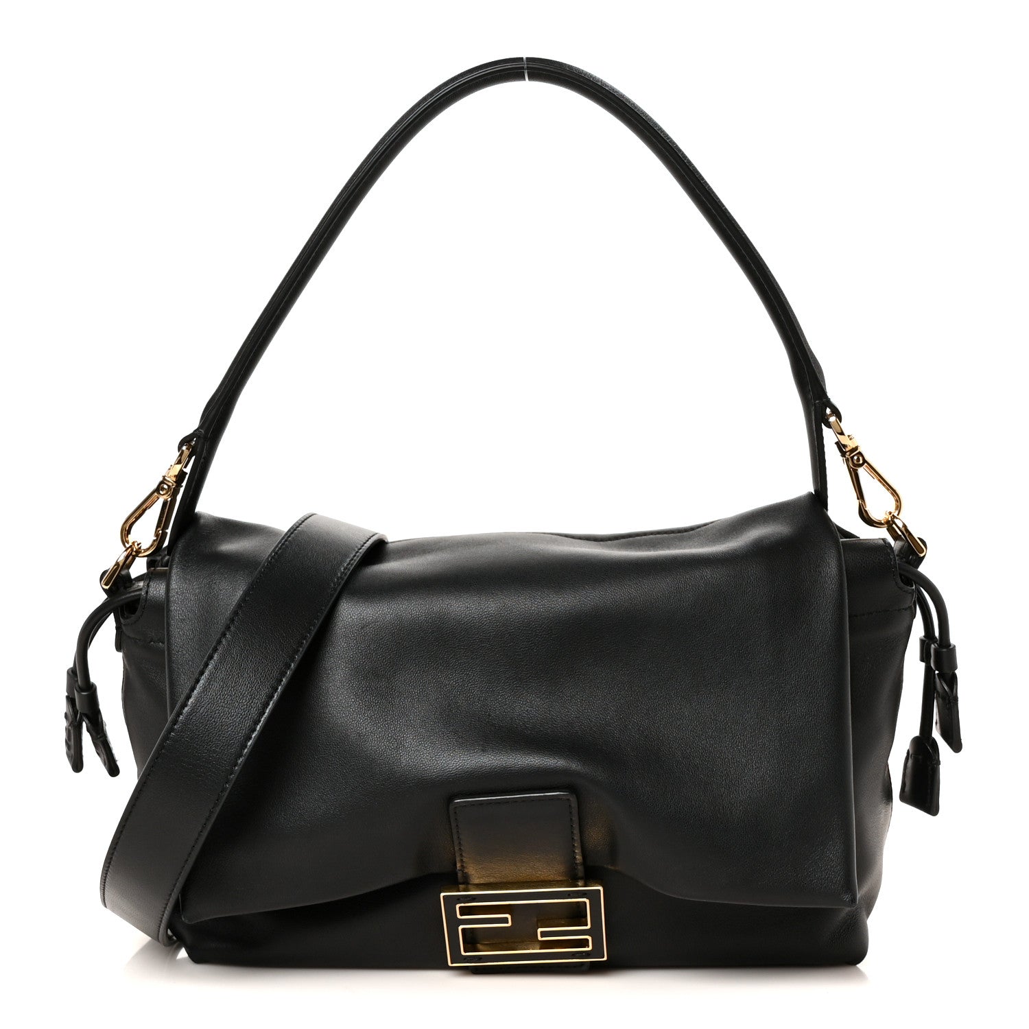 Fendi Nappa Medium Mamma Baguette Black 1 of 10