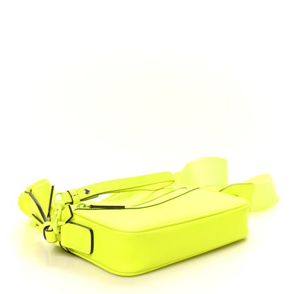Gucci Rubber Effect Monogram GG Crossbody Bag Fluorescent Yellow 8 of 19