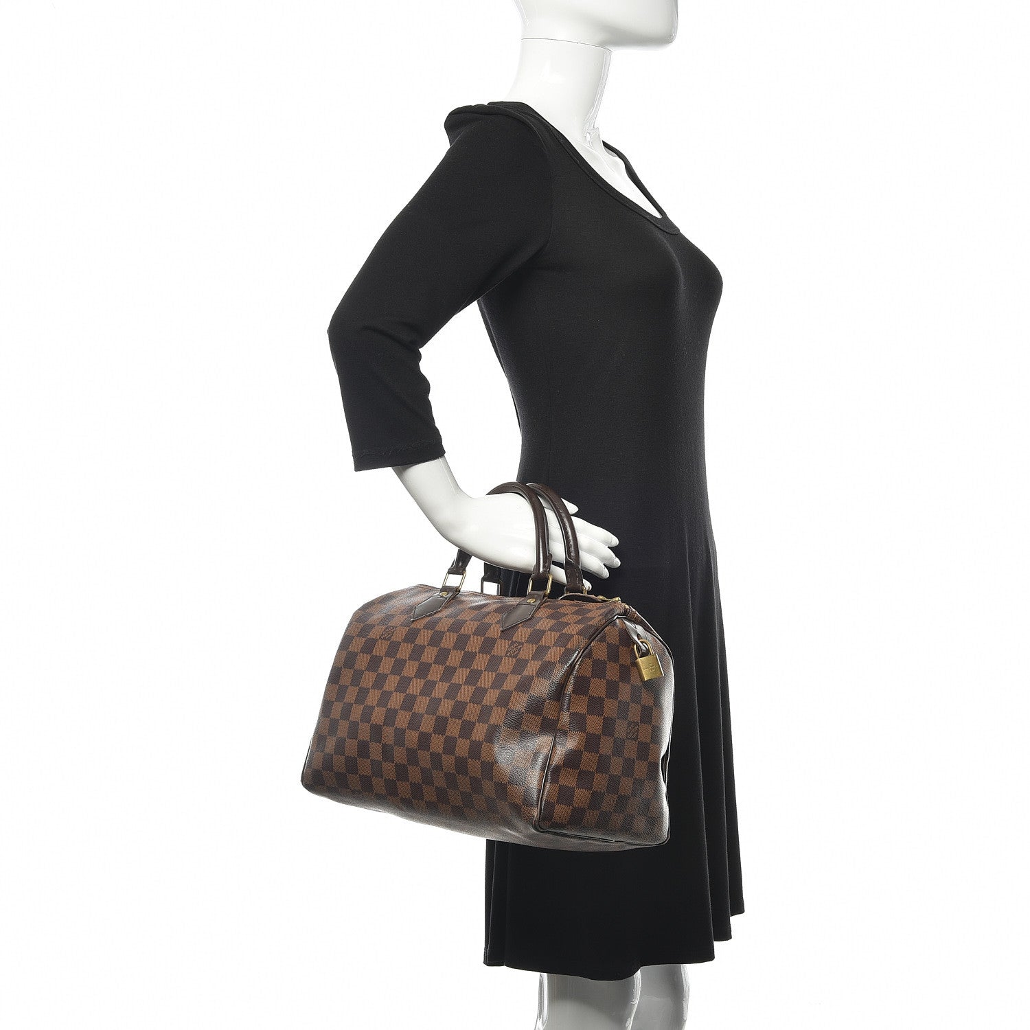 Louis Vuitton Damier Ebene Speedy 30 2 of 20