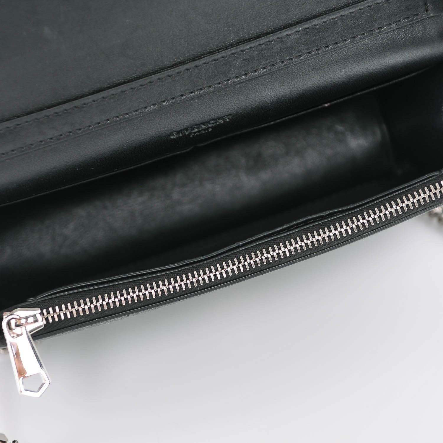 Givenchy Calfskin Star Pandora Chain Wallet Black 5 of 7
