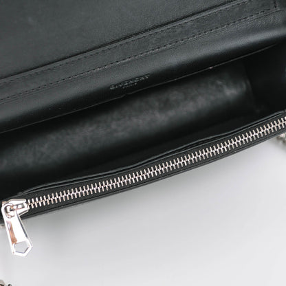Givenchy Calfskin Star Pandora Chain Wallet Black 5 of 7