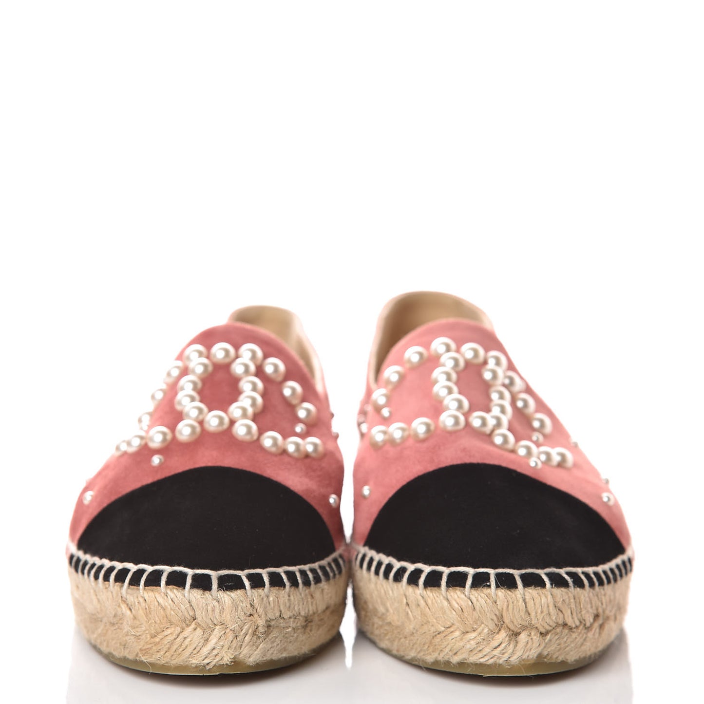 Suede Pearl CC Espadrilles 39 Pink