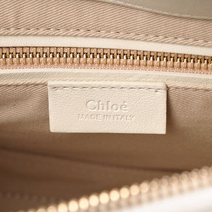 Chloe Calfskin Medium Roy Bag Natural White 6 of 7