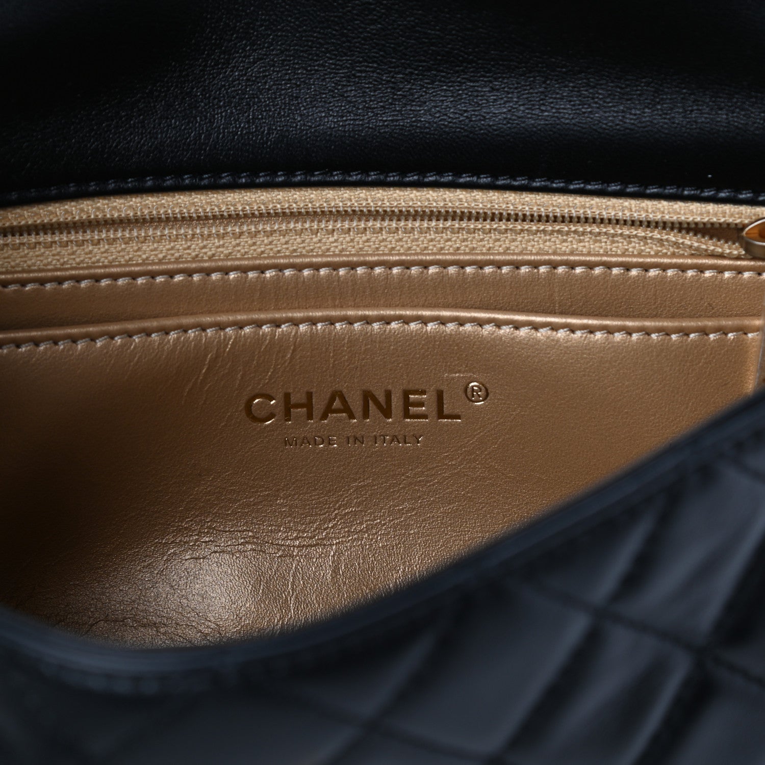 Chanel Lambskin Quilted Mini Rectangular Pearl Crush Flap Black 6 of 10