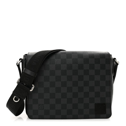 Louis Vuitton Damier Graphite District PM NM 1 of 16