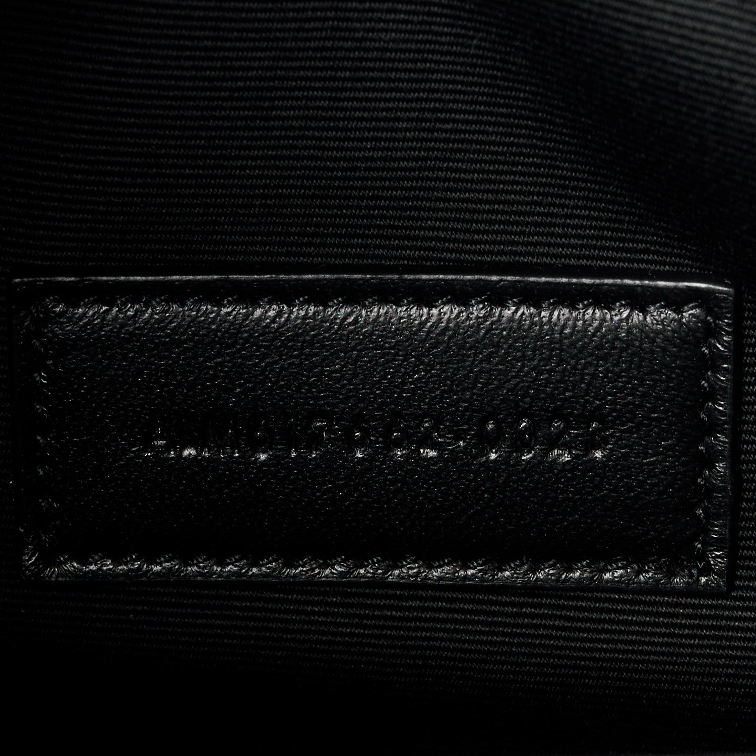 Saint Laurent Grain De Poudre Matelasse Chevron Monogram Envelope Clutch Black 7 of 11