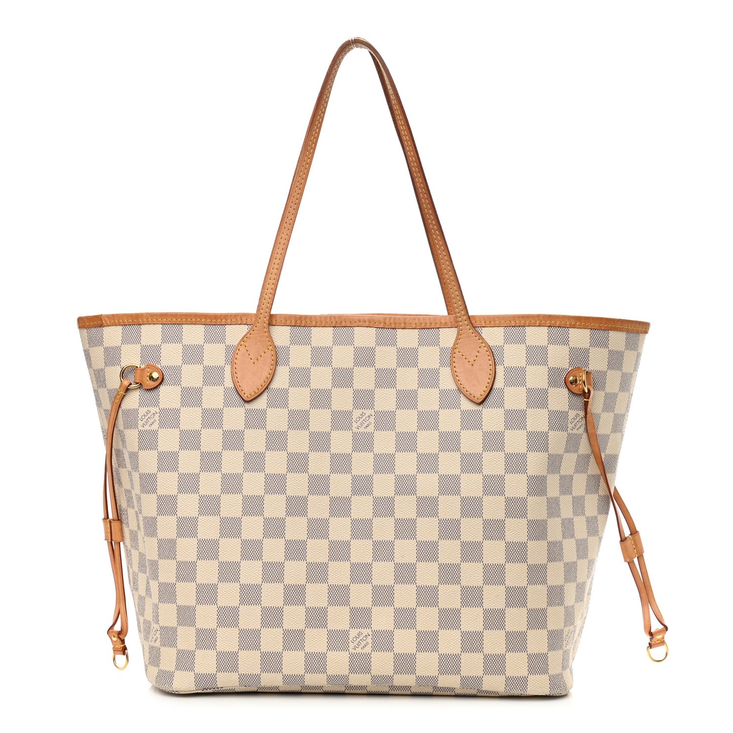 Damier Azur Neo Neverfull MM Rose Ballerine