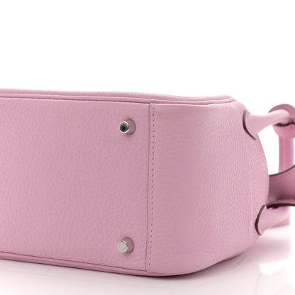 Hermes Taurillon Clemence Mini Lindy 20 Mauve Sylvestre 10 of 12