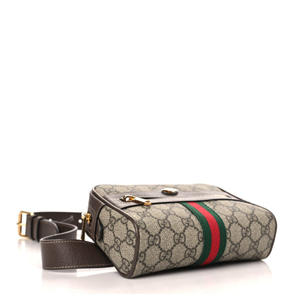 Gucci GG Supreme Monogram Web Small Ophidia Belt Bag 95 38 Dark Brown 4 of 9