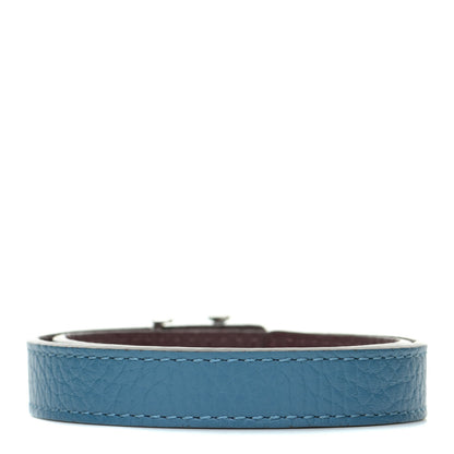 Louis Vuitton Taurillon LV Initiales Reversible Bracelet Bordeaux Bleuet 3 of 8
