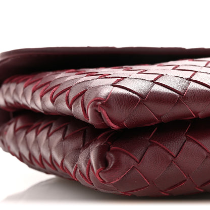 Bottega Veneta Nappa Intrecciato Knot Lock Top Handle Crossbody Bag Barolo Barolo 8 of 9