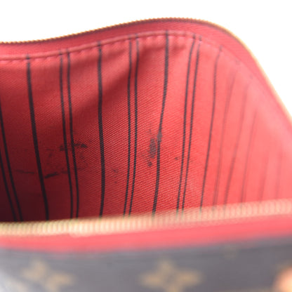 Louis Vuitton Monogram Neverfull MM GM Pochette Cherry 7 of 8