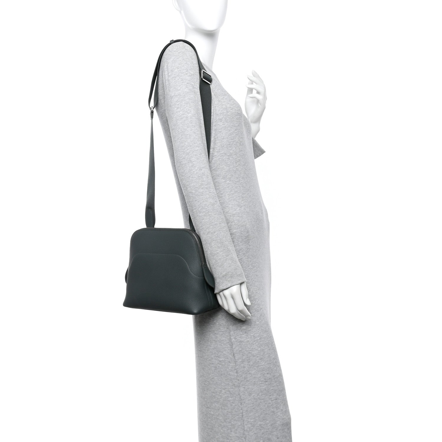 Hermes Togo Bolide Messenger Bag Vert Mangrove 3 of 19