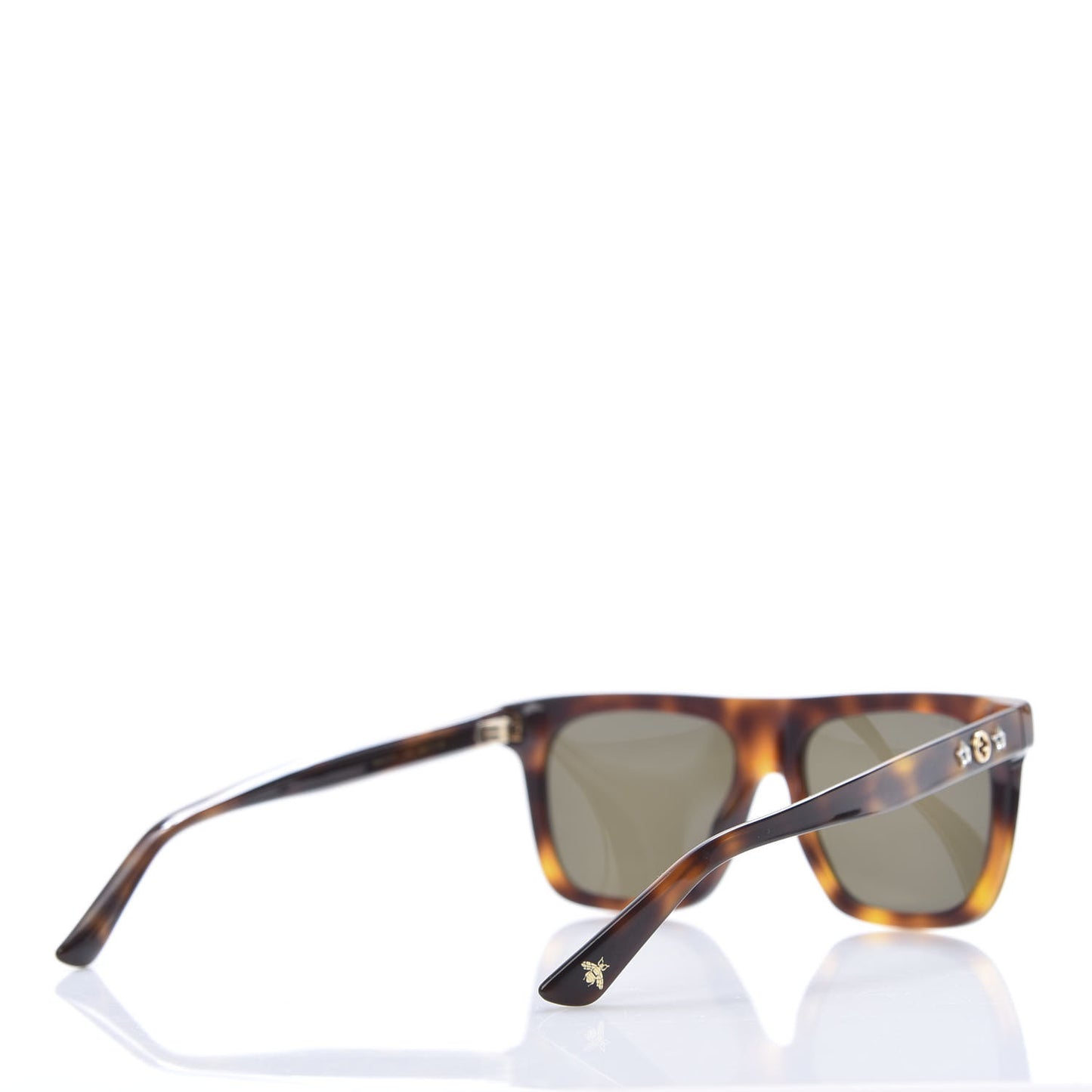 Square Frame Star Sunglasses GG 0347S Tortoise
