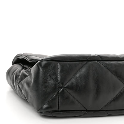 Chanel Lambskin Quilted Large Chanel 19 Flap Black 9 of 11