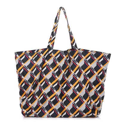 Fendi X FILA Calfskin Mania Tote Charm White Blueberry Multicolor 5 of 6