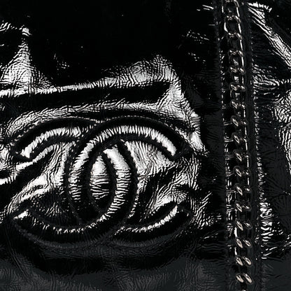 Chanel Patent Calfskin Large Luxe Ligne Tote Black 12 of 16