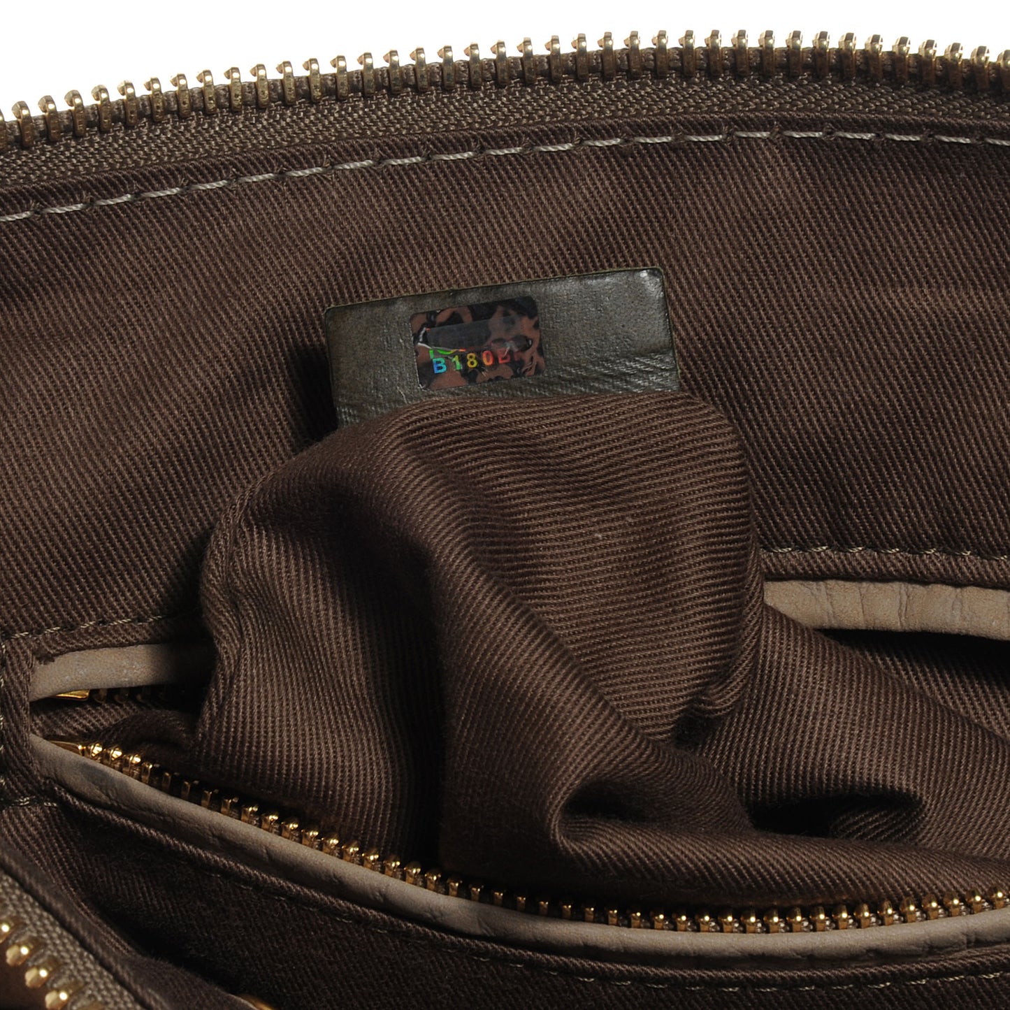 Nubuck Calfskin Large Marcie Satchel Greige