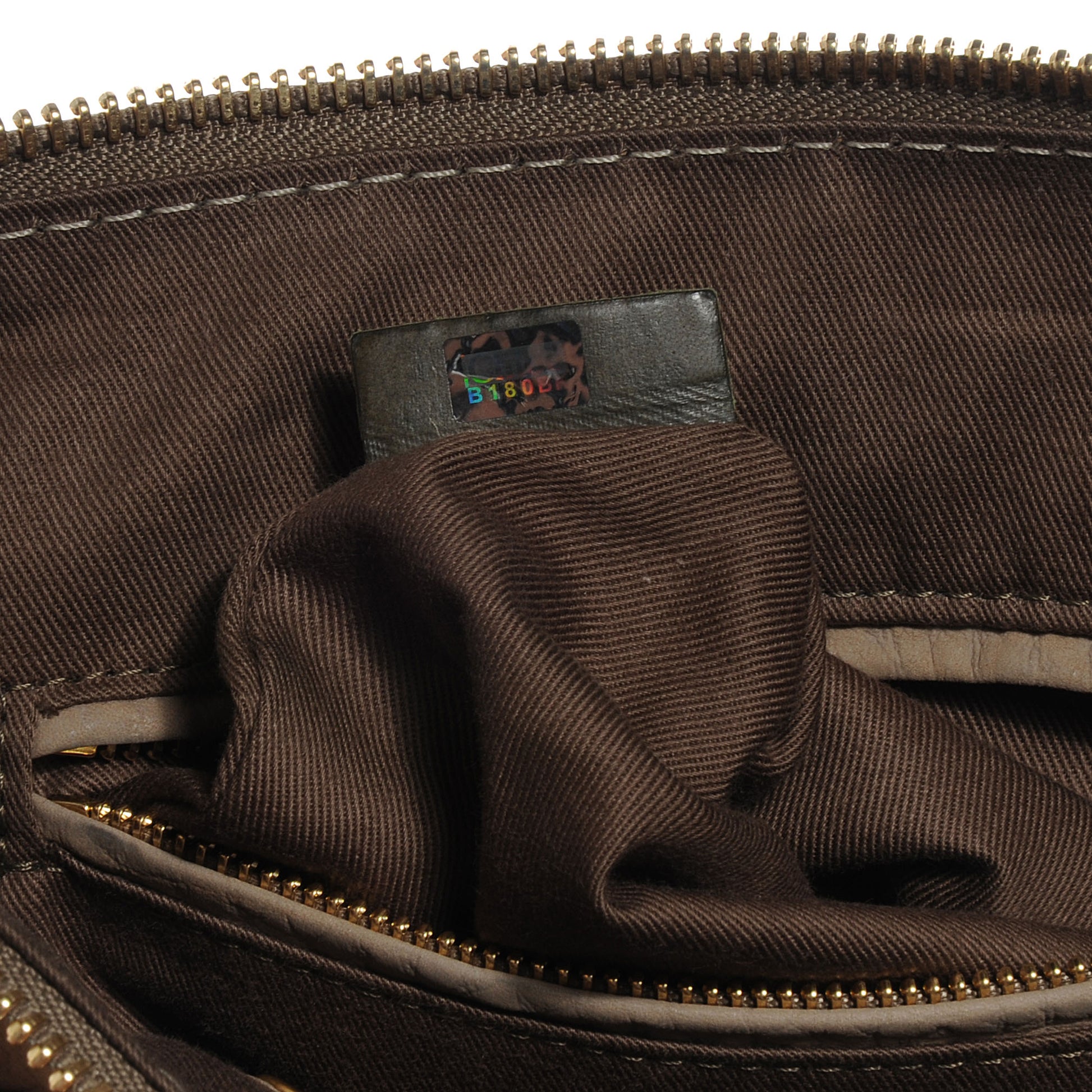 Chloe Nubuck Calfskin Large Marcie Satchel Greige 7 of 7