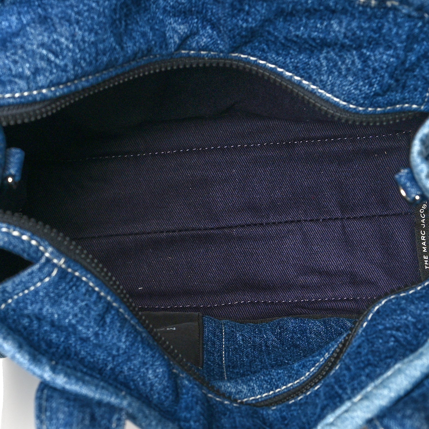 Marc Jacobs Denim Canvas Small Tote Bag Blue 4 of 9