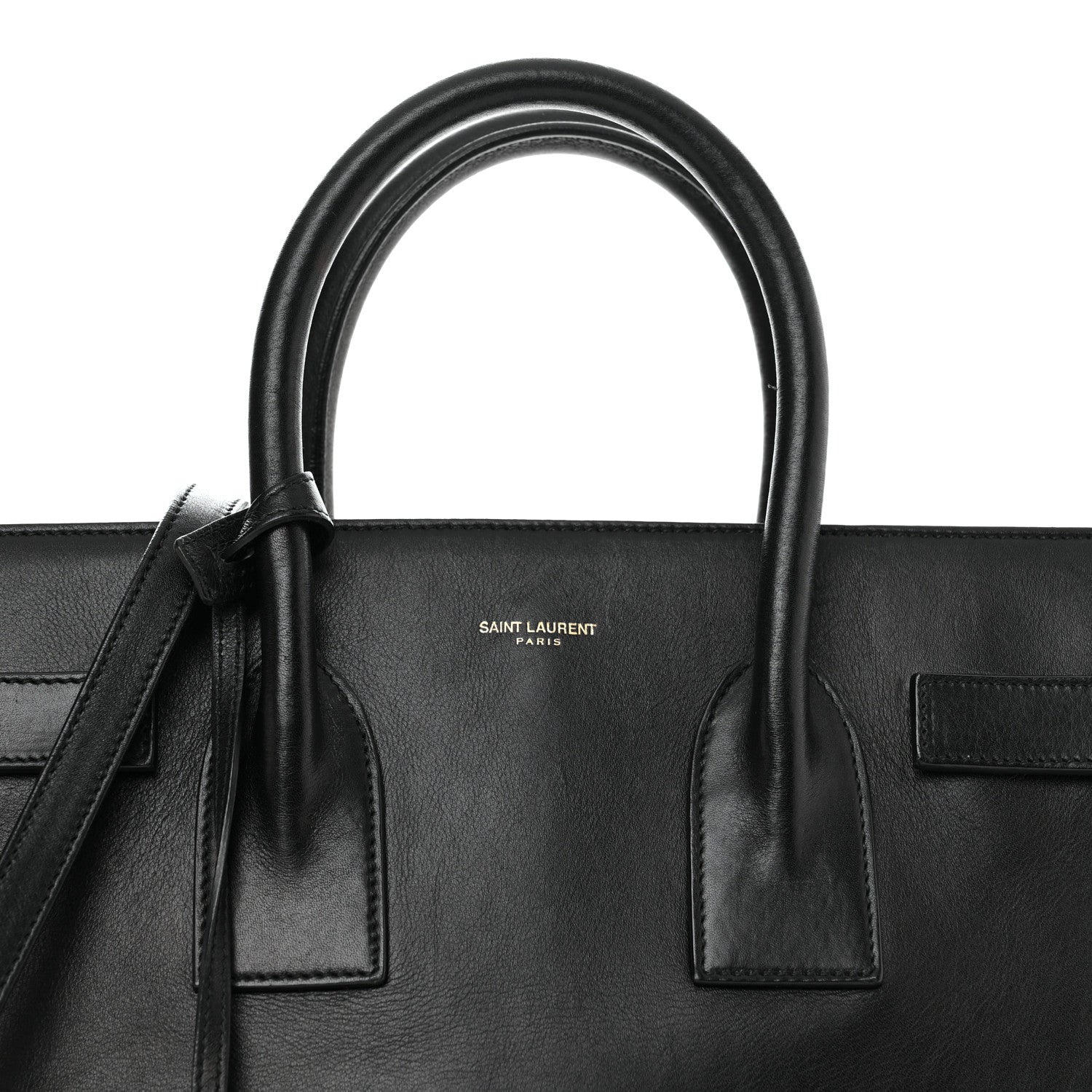 Saint Laurent Calfskin Small Sac De Jour Black 9 of 11