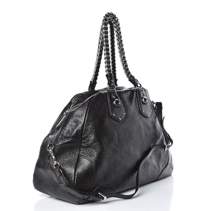 Prada Cervo Lux Bauletto Tote Ebano 3 of 18