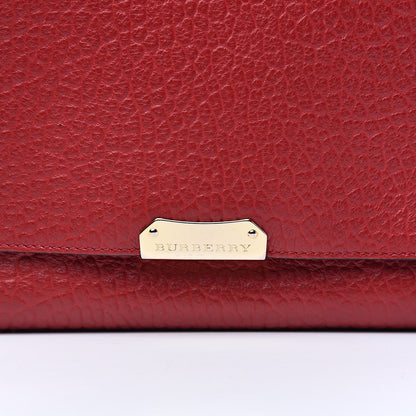 Burberry Signature Grain Vintage Finish Langley Crossbody Red 9 of 9