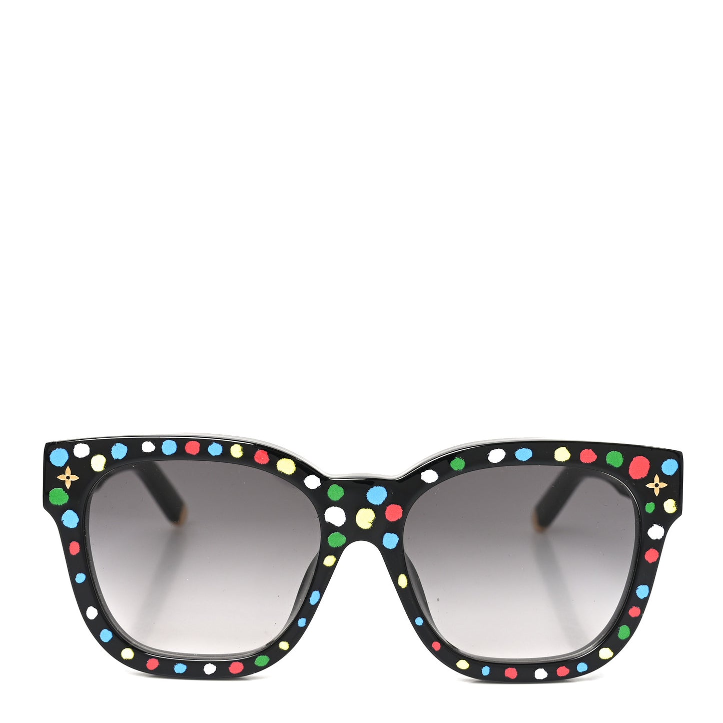 LV X YK Acetate Painted Dots Sunglasses Z1903E Black Multicolor