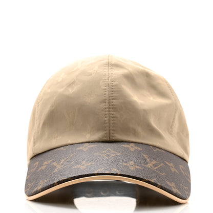 Louis Vuitton Monogram Polyester Silk LV Get Ready Cap M Beige 3 of 9
