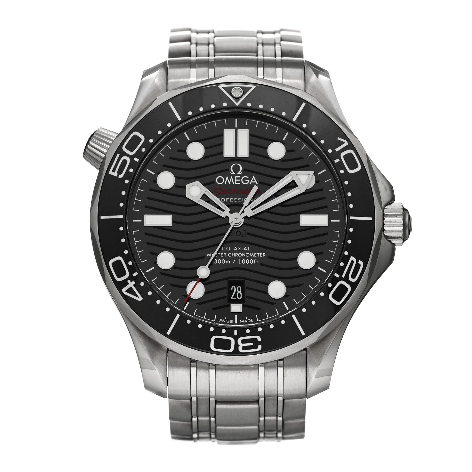 Omega Stainless Steel 42mm Seamaster Diver 300M Co-Axial Automatic Watch Black 210.30.42.20.01.001 1 of 5
