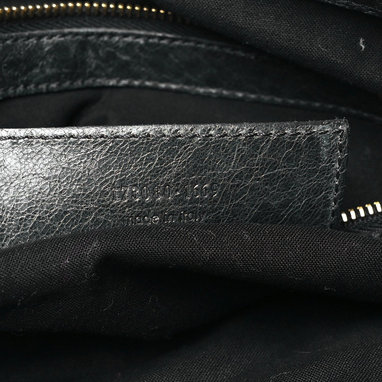 Agneau Giant 21 Gold Hardware Work Anthracite