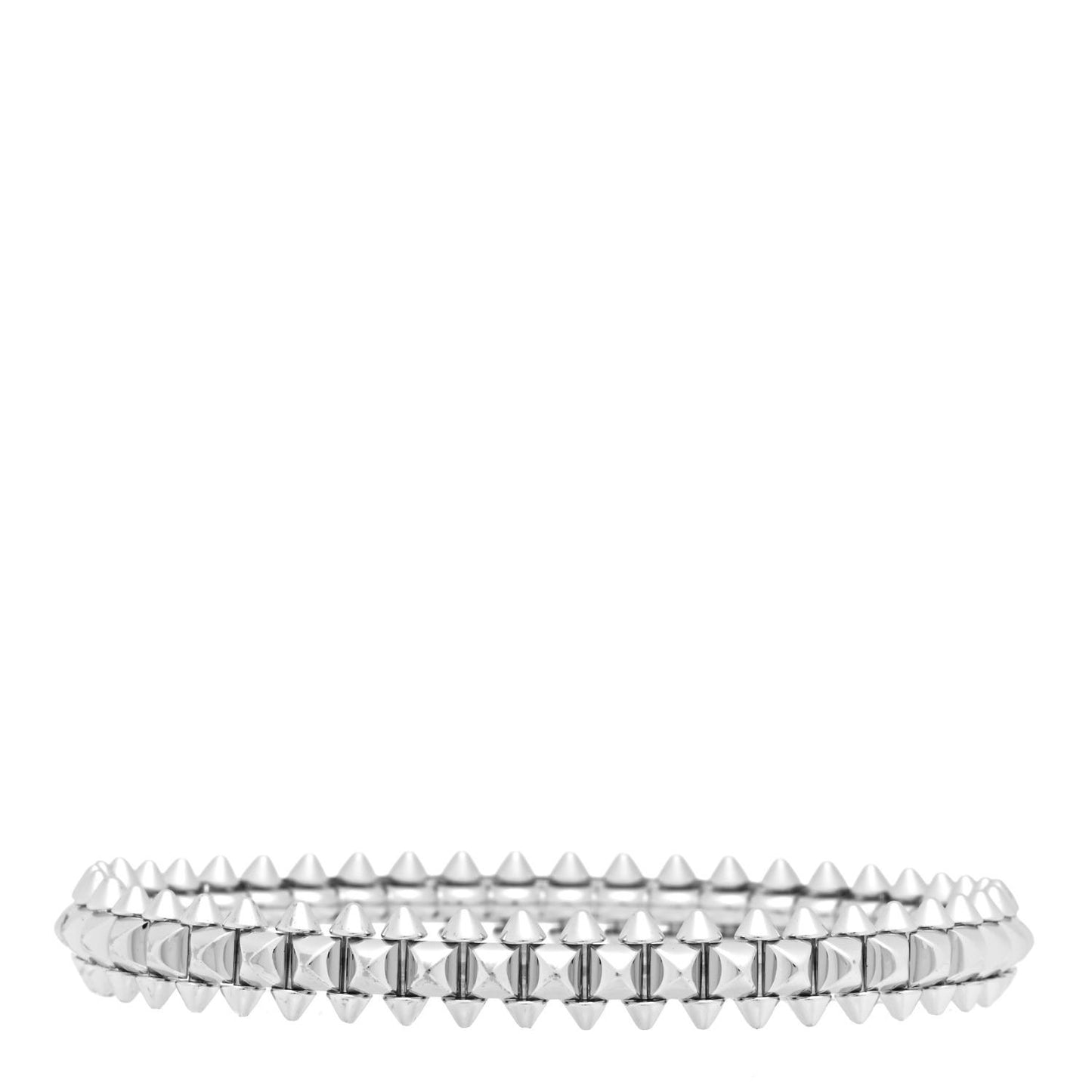 18K White Gold Medium Clash De Cartier Bracelet 16