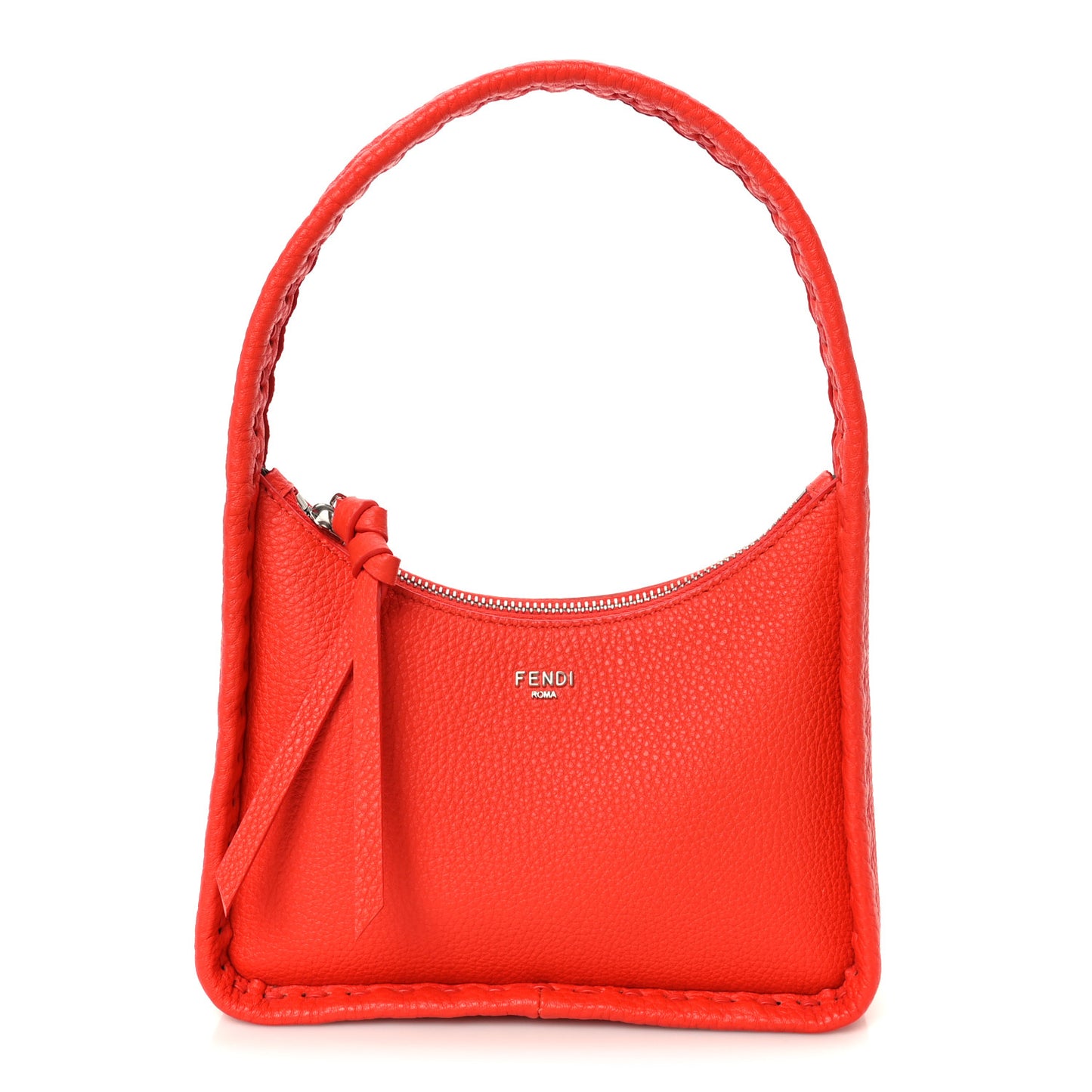 Cuoio Roma Sellerissima Nappa Sintetica Tape Stitch Mini Fendessence Shoulder Bag Lava